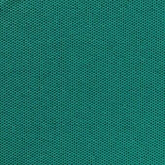 Teal green woven fabric displaying a dense, uniform texture with a subtle directional grain and slightly raised nubby surface quality.